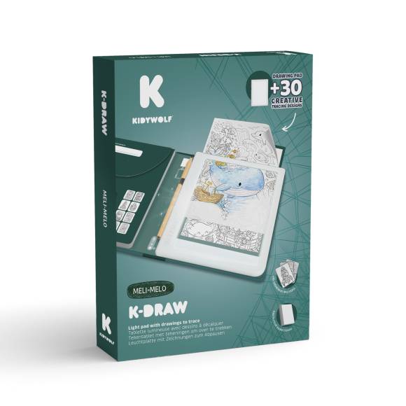 Kidywolf - K-DRAW-PAD10-MEL - pad rysunkowy